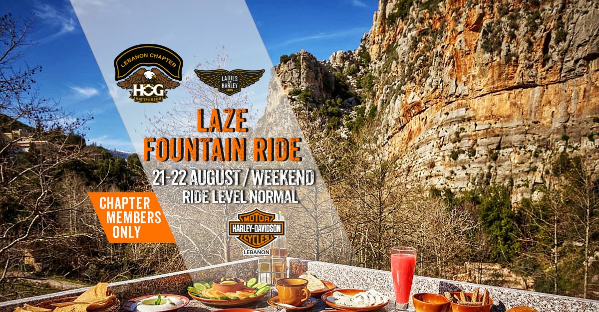 Laze Fountaian Weekend Ride
