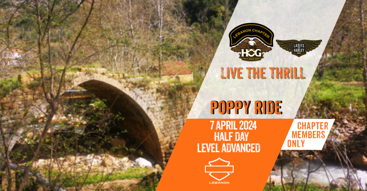 Poppy Ride – 7 march